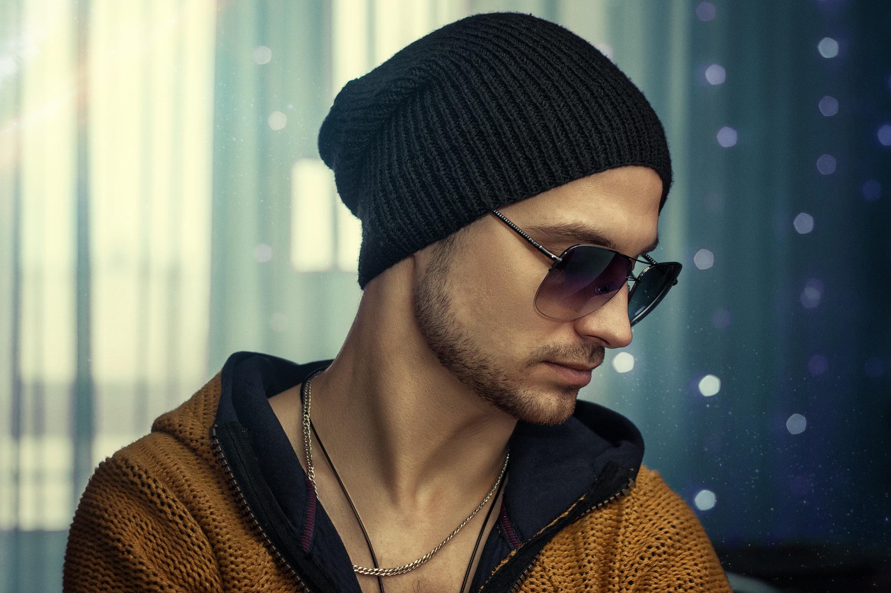 young, portrait, man, person