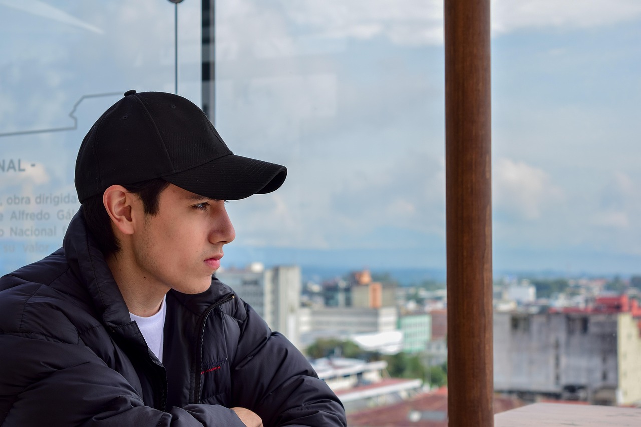 man, black cap, fashion, young man, boy, attractive, handsome, portrait